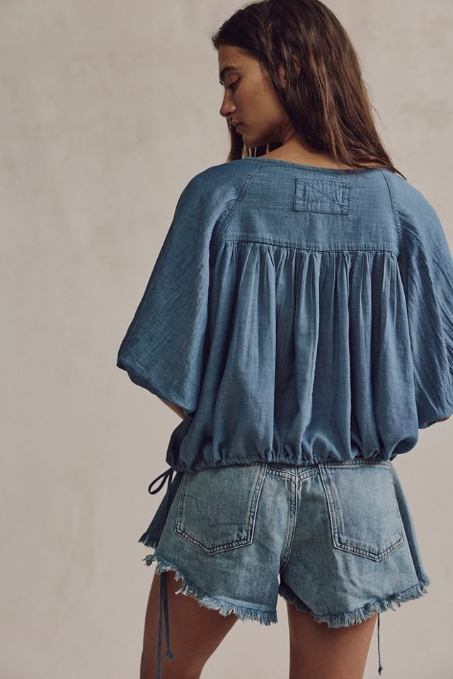 We The Free Marysol Denim Top #1