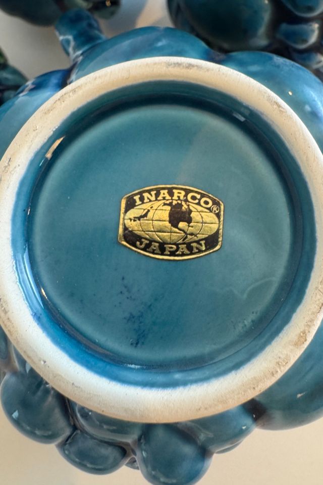 Vintage Inarco "Mood Indigo" Mugs Set of (4) selected by Stagecoach Home Design LLC #3