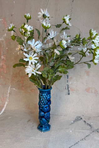 Vintage Inarco "Mood Indigo" Ceramic Vase selected by Stagecoach Home Design LLC