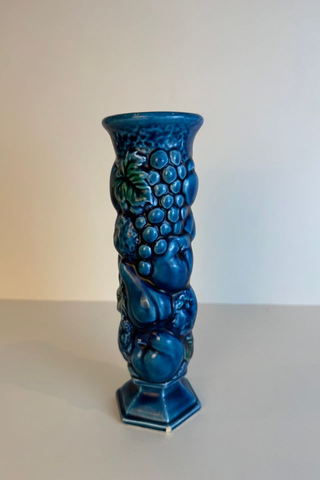 Vintage Inarco "Mood Indigo" Ceramic Vase selected by Stagecoach Home Design LLC #1