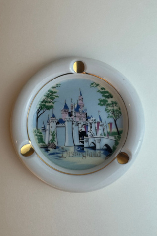 Vintage Disneyland Porcelain Ashtray selected by Stagecoach Home Design LLC