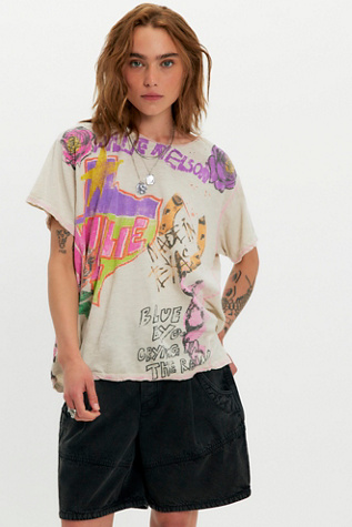 Magnolia Pearl X Willie Nelson Standing Oversized Tee at Free People in White