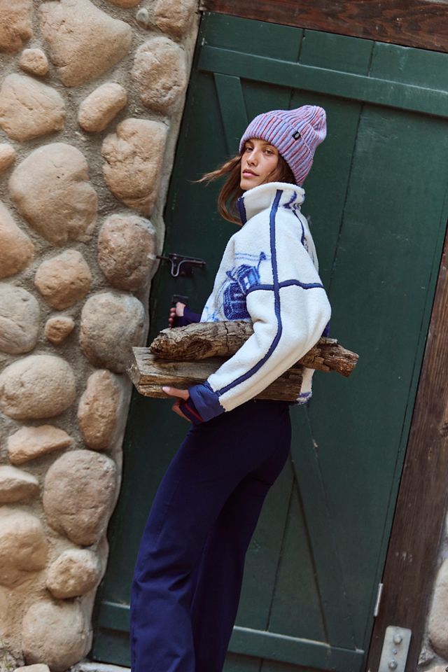 Mountain High Embroidered Half Zip Fleece #2