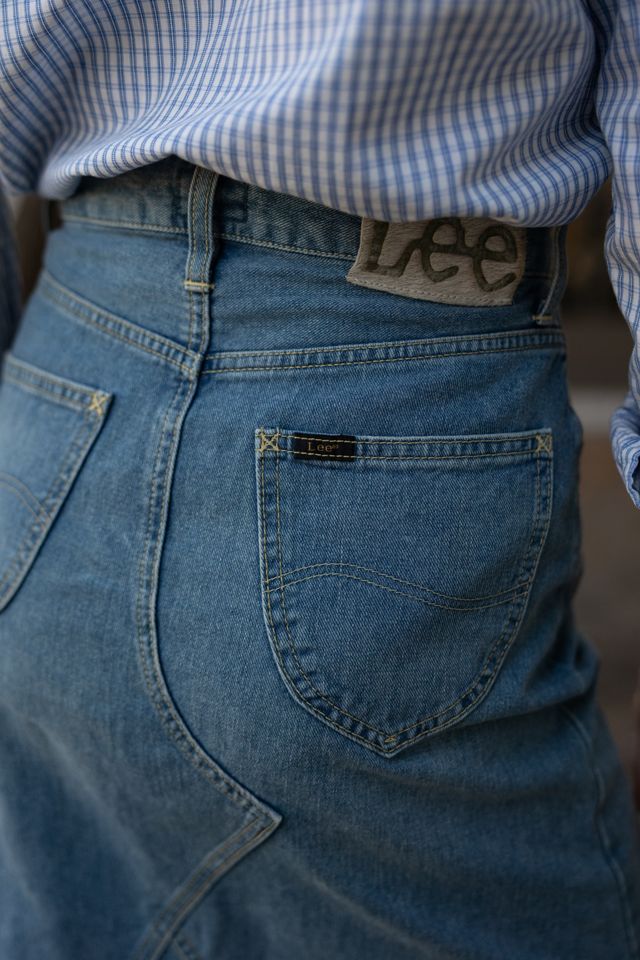 Vintage 1990s Lee Riders Japan Heritage Denim Maxi Skirt with Raw Hem by Lauren Owen of Texas #3