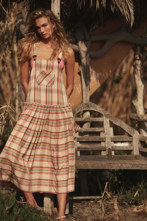 Avery Overall Midi Dress