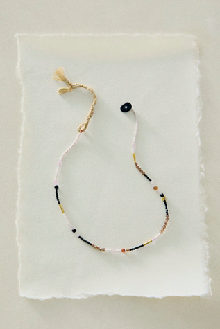 Muse Semi-Precious Short Beaded Layering Necklace