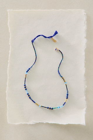 Muse Semi-Precious Short Beaded Layering Necklace