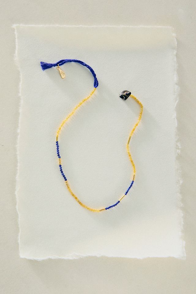 Muse Semi-Precious Short Beaded Layering Necklace #2