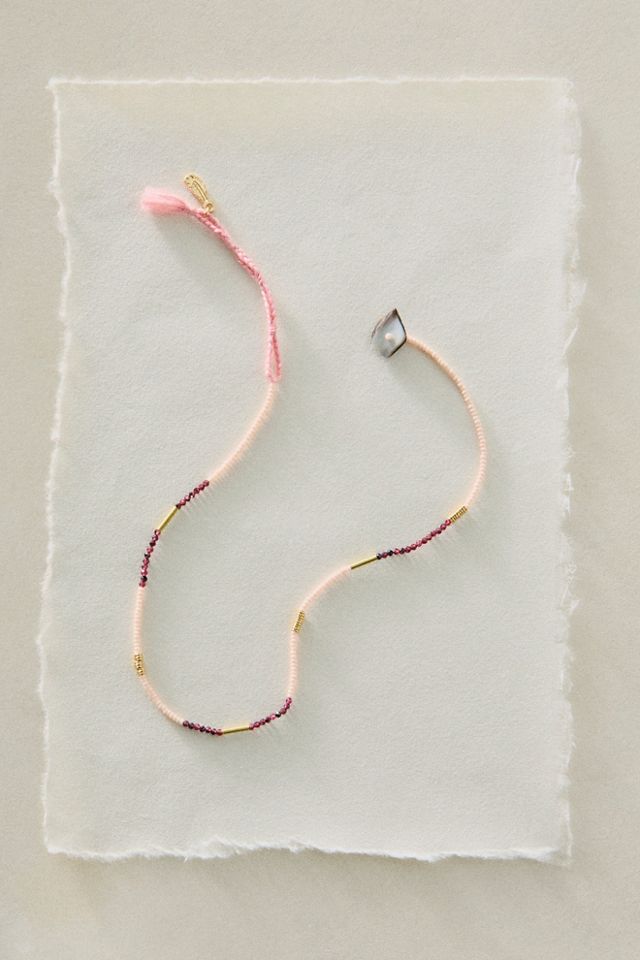 Muse Semi-Precious Short Beaded Layering Necklace #1