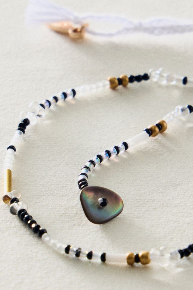 Muse Semi-Precious Short Beaded Layering Necklace #1