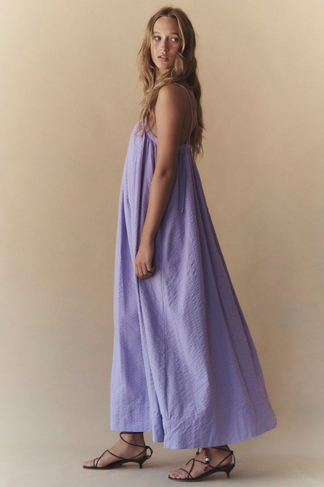 Robe longue Marisol en coton texturé #2