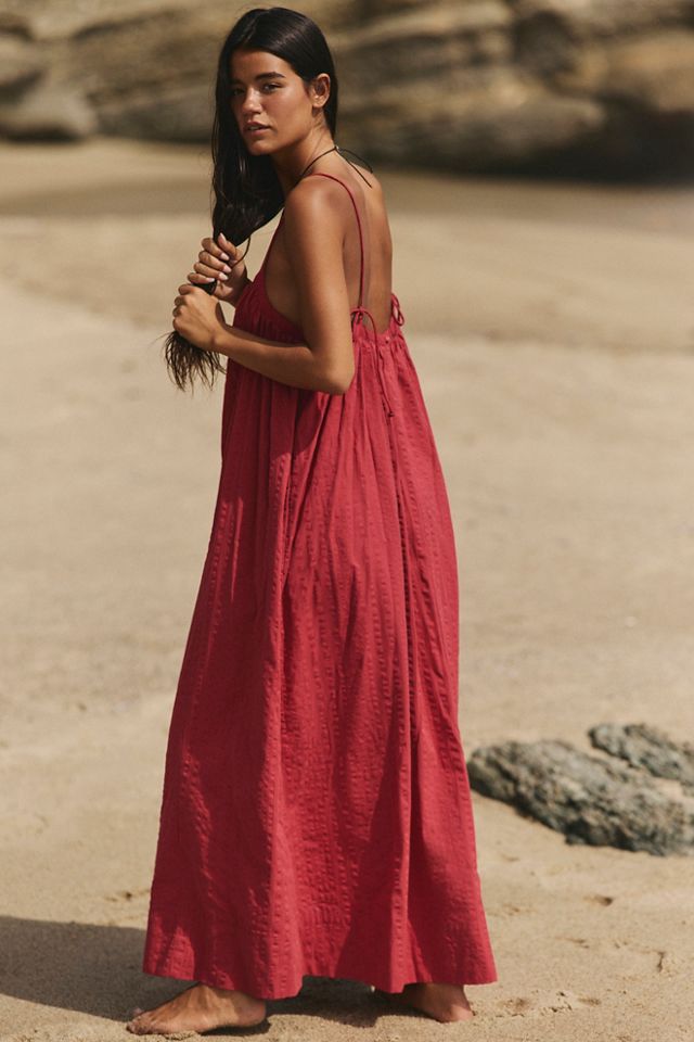 Marisol Textured Cotton Maxi Dress | Free People