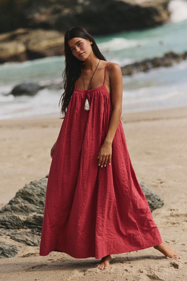 Marisol Textured Cotton Maxi Dress | Free People
