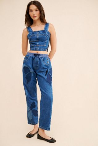 Re_Nuuly x Zero Waste Daniel Butterfly Denim Jogger