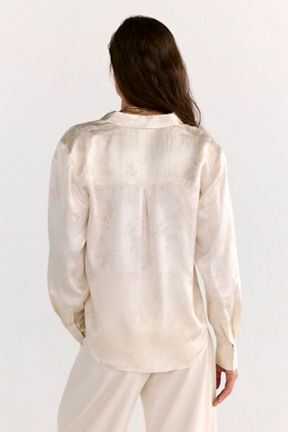Женская рубашка Spell Dubois Button Down Shirt, цвет: Жемчужный — фото 2