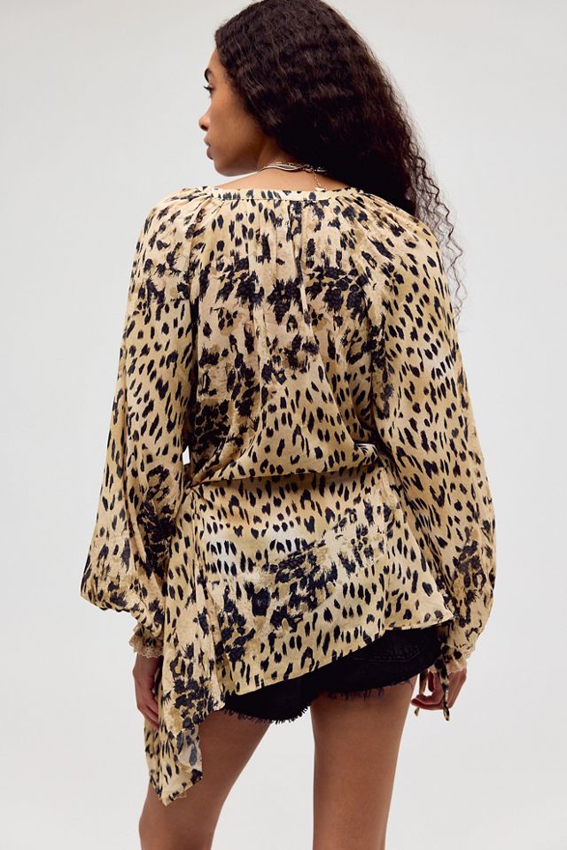 Spell Snow Leopard Blouse #1