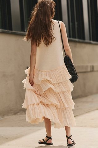 Женское платье Free People Coastal Winds Maxi, цвет: Комбинированный, вариант 1 — фото 4