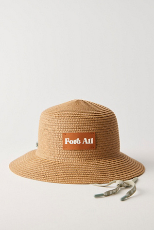 Fore All Bay Bucket Hat at Free People in Rattan