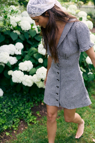 Corrine Button Down Mini Dress