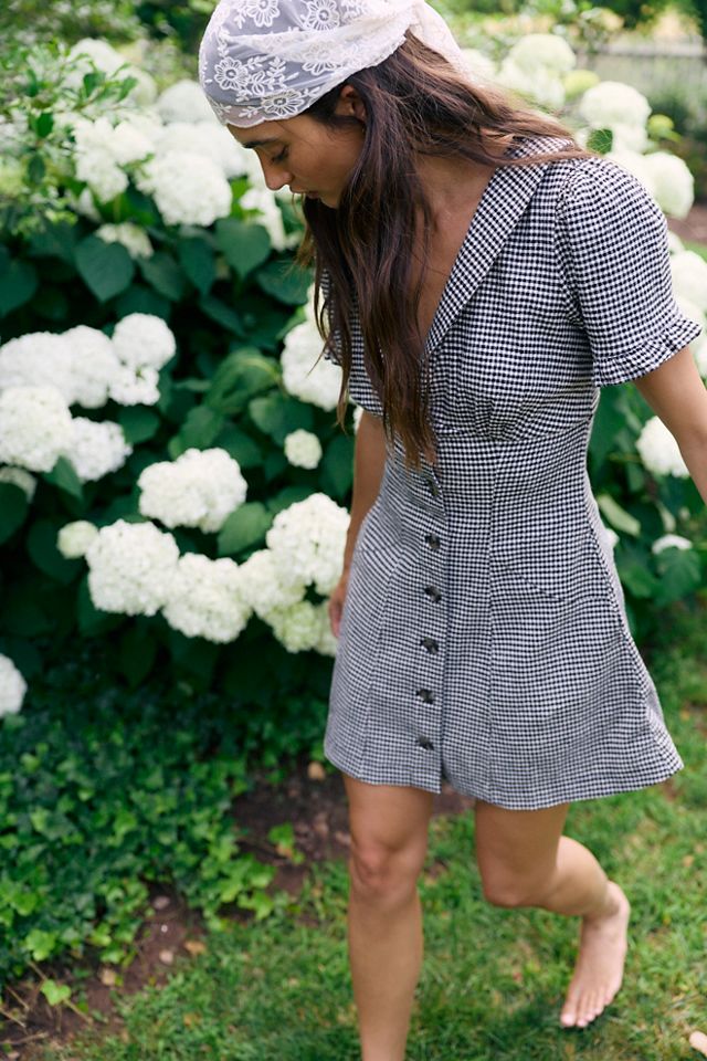 corrine mini dress Corrine Button Down Mini Dress by Free People in Yellow, Size: L