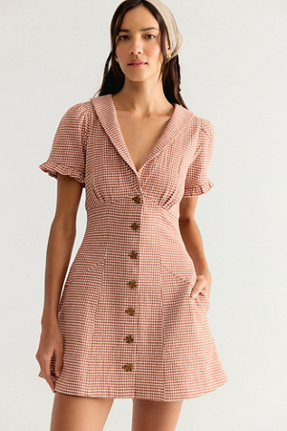 Mini-robe boutonnée Corrine