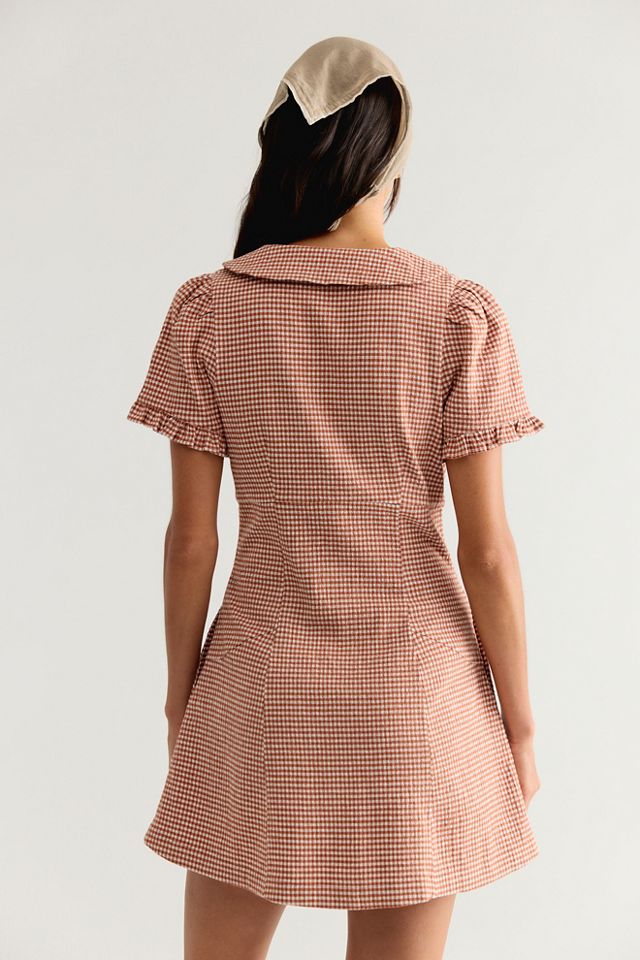 Mini-robe boutonnée Corrine #1