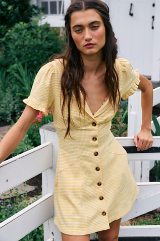 Mini-robe boutonnée Corrine