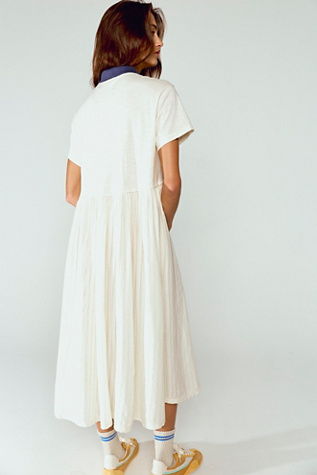 Женское платье Free People Rainbow Rays Midi, цвет: Комбинированный — фото 4