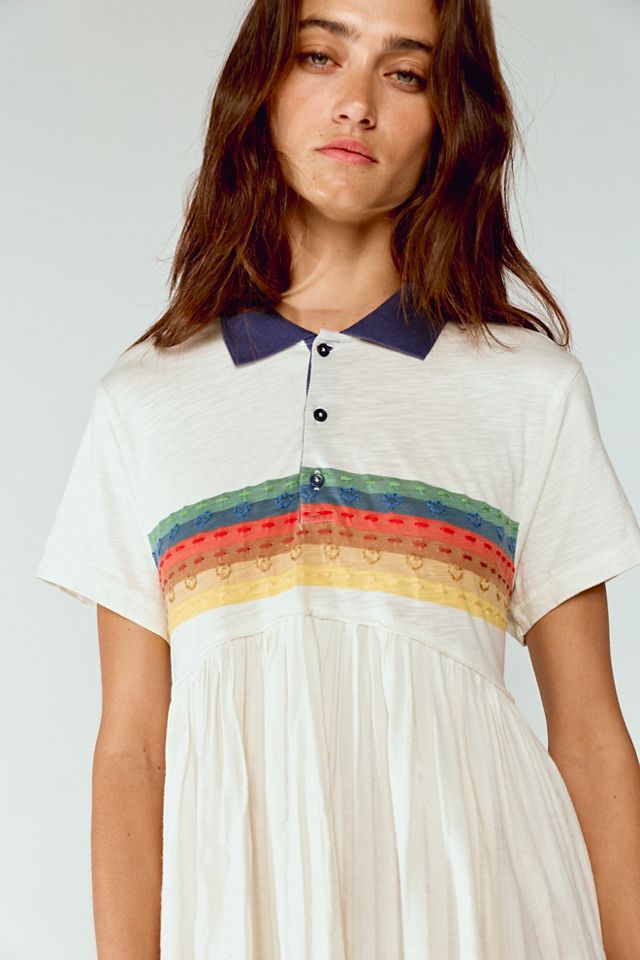 Rainbow Rays Midi Dress #5