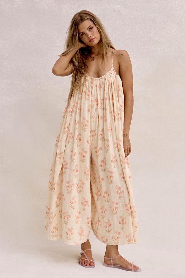Raffia Blooms Printed Jumpsuit #1