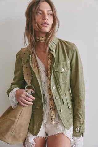 Ultra Skinny Scarf at Free People in French Roast Wildloom Combo