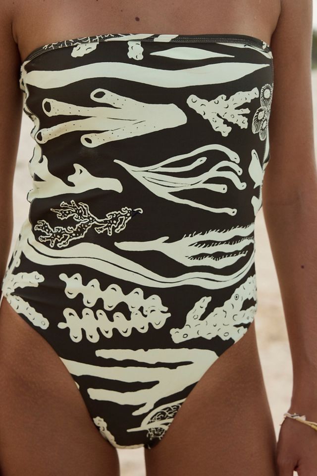 Lottie Hall Coral One-Piece Swimsuit #2