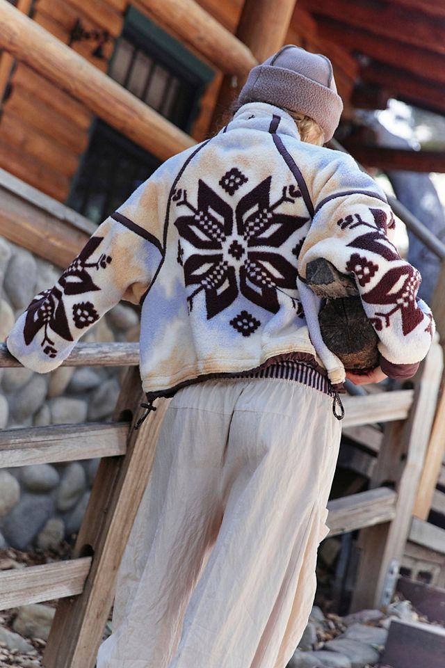 Mountain High Printed Fleece Jacket #1