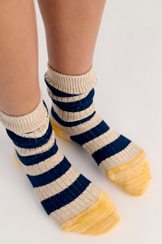 Thunders Love Nautical Turn Socks at Free People in Blue