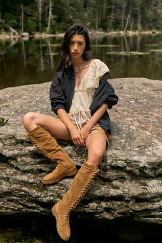 37●マルチャミー・プルリア プリズマ 2枚 KM0617-5 Miista Imogen Lace-Up Boots | Free People