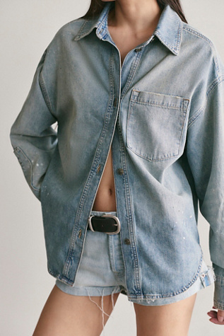 We The Free Rally Cocoon Button Down Top