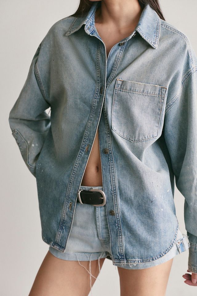 We The Free Rally Cocoon Button Down Top #2