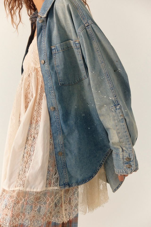 We The Free Rally Cocoon Button Down Top #1