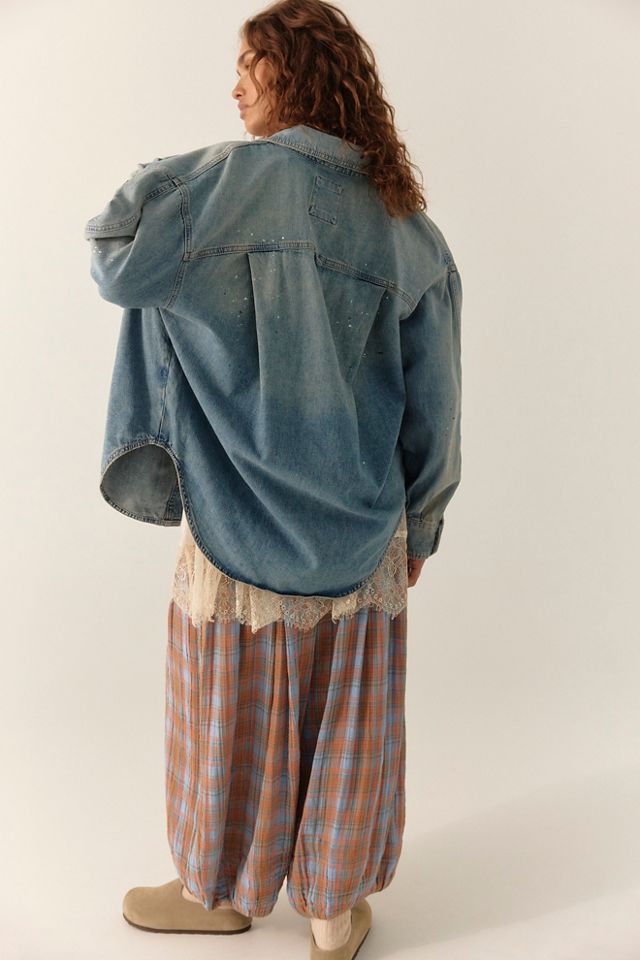 We The Free Rally Cocoon Button Down Top #3
