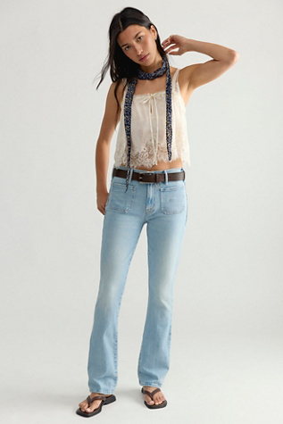MOTHER The Patch Pocket Insider Bootcut Jeans