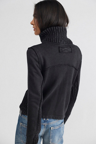 Женский топ We The Free My Inn Zip-Up, цвет: Чёрный — фото 3