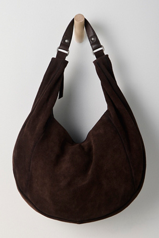 Sac en daim demi-lune