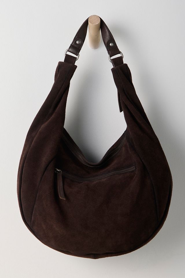 Half Moon Suede Bag #1