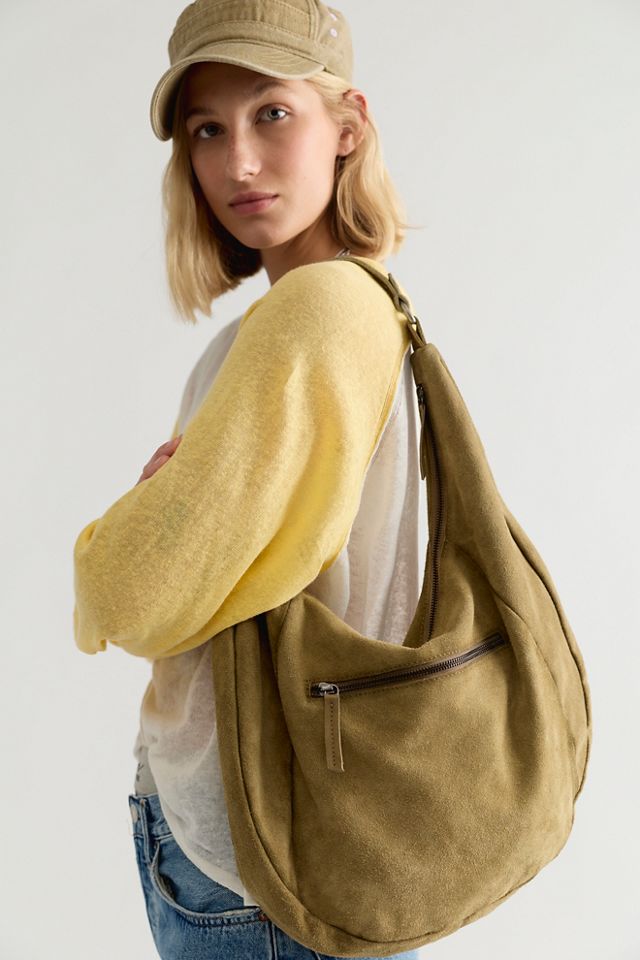 Faith Half Moon Suede Bag #5