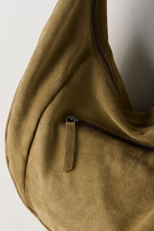 Faith Half Moon Suede Bag #3