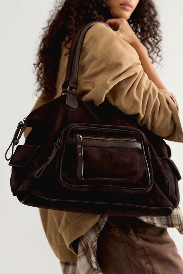 Maya Suede Tote #4