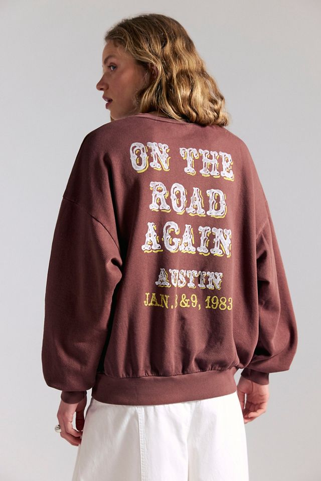 Daydreamer Willie Nelson Oversized Pullover #1