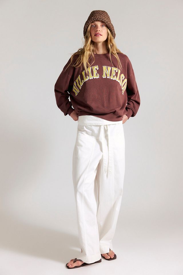 Daydreamer Willie Nelson Oversized Pullover #2