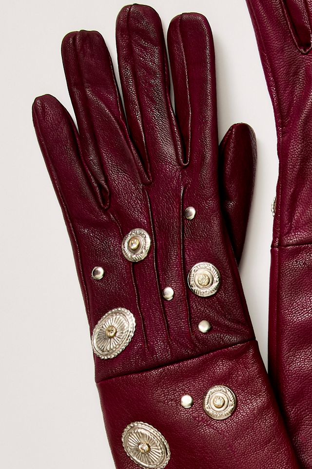 Understated Leather Long Gloves #1