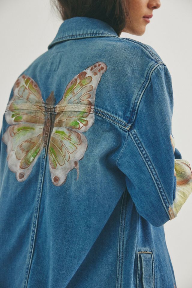 FP X Juliet Johnstone Hand-Painted Monique Denim Duster #5